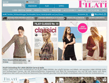 Tablet Screenshot of filati.cc